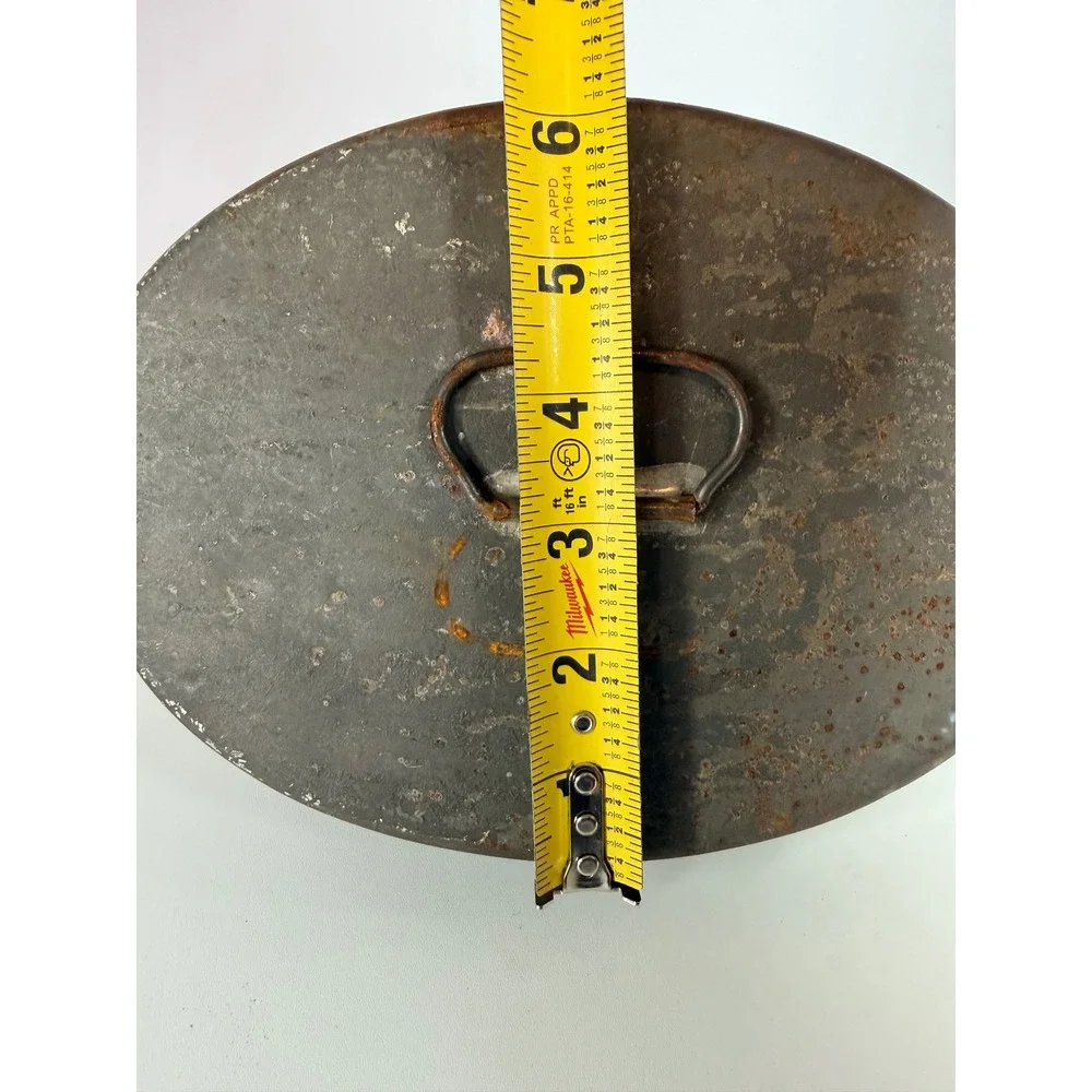 Vintage Pudding tin mold melon shaped, rusty‎ crusty country core decor